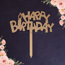 Happy Birthday Acrylic Cake Topper (ACT 118)