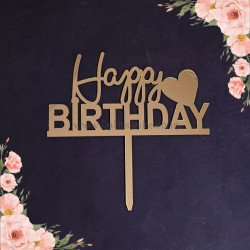 Happy Birthday Acrylic Cake Topper (ACT 121)