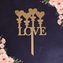 Love Acrylic Cake Topper (ACT-123)