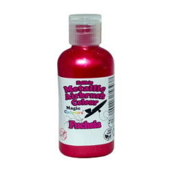 Fuchsia Metallic Airbrush Colour (55 Ml) - Magic Colours