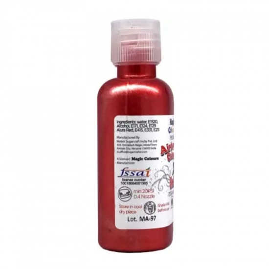 Red Metallic Airbrush Colour (55 Ml) - Magic Colours Red Metallic Airbrush Colour (55 Ml) - Magic Colours