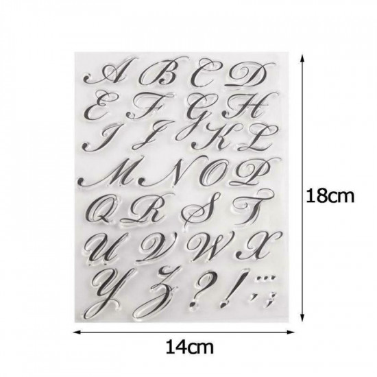 Alphabet Cake Embosser Stamp Tool