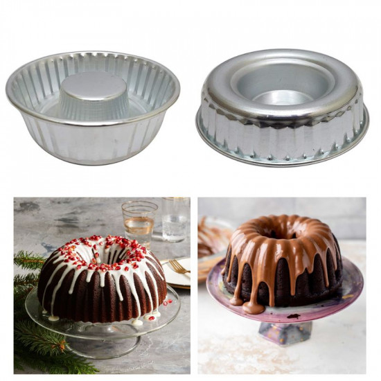 Aluminium Ring Cake Pan | Bundt Mould (6.5 Inch)