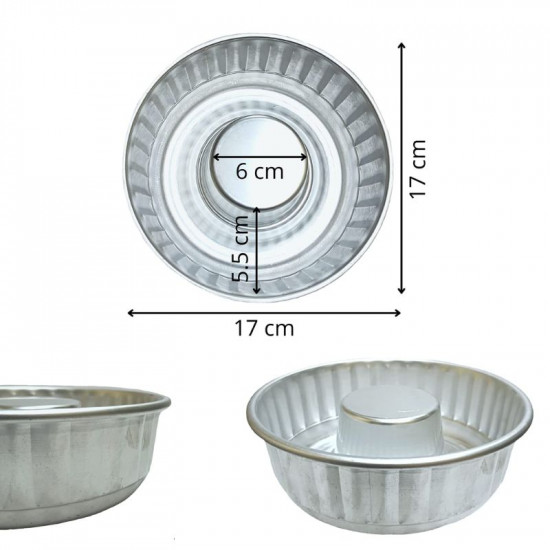 Aluminium Ring Cake Pan | Bundt Mould (6.5 Inch)