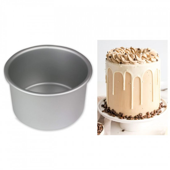 The Cake Decorating Co. Set Of 4 Tier Round Baking Tins - 4 Inch Deep