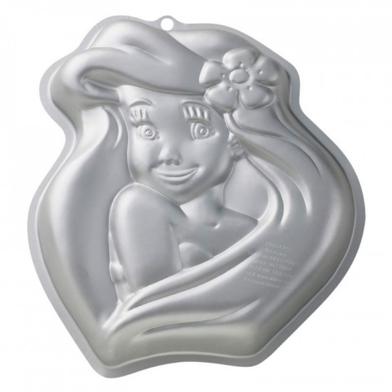 Disney Princess Ariel Shape Aluminium Cake Mould