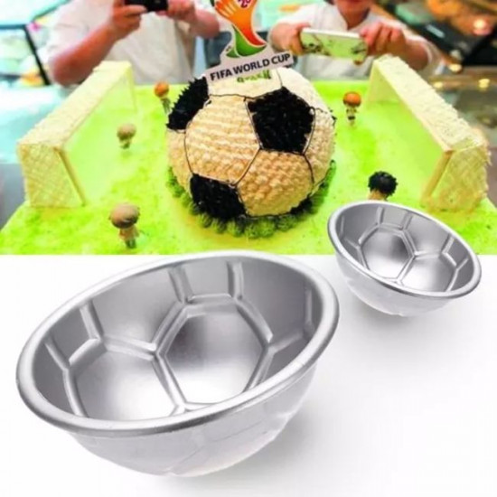 Football Shape Aluminium Cake Mould