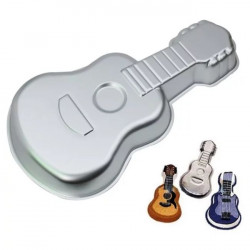 Guitar Shape Aluminium Cake Mould