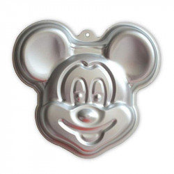 Mickey Mouse Shape Aluminium Cake Mould