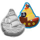 Pirate Ship Shape Aluminium Cake Mould