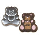 Teddy Bear Shape Aluminium Cake Mould