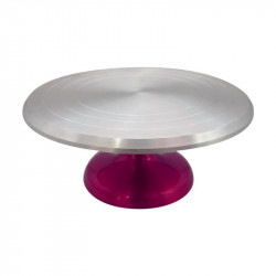 360 Degree Smooth Rotating Fiber Cake Stand Decorating Turntable Decorate  Cake