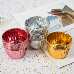 Aluminium Foil Baking Cups / Muffin Liners (Assorted)