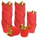 Aluminum Foil Tulip Baking Cups - Red Gold