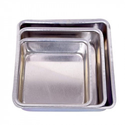 Round Aluminium Cake Mould (Diameter 6.5 x Height 3.5)