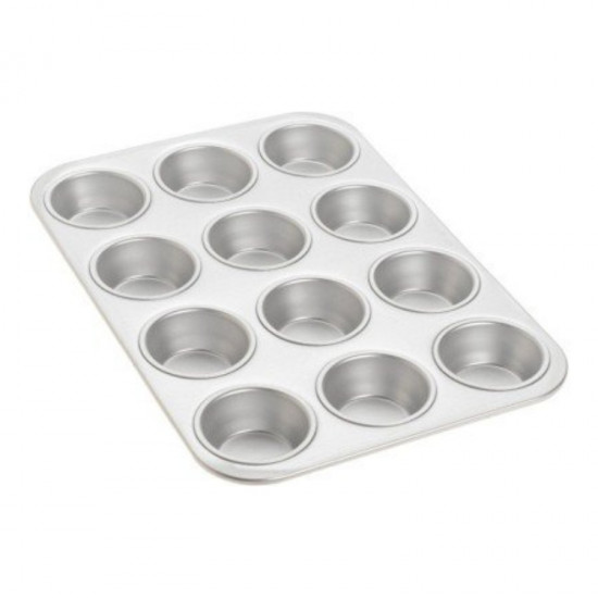 ALUMINIUM MUFFIN MOULD - 12 CAVITY