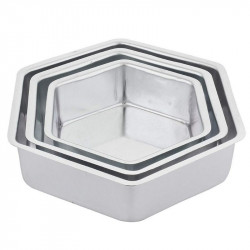 Hexagon Shape Aluminium Cake Mould