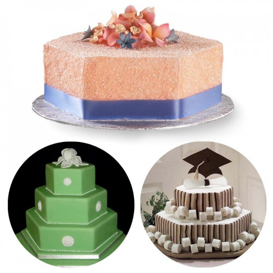 Hexagon Shape Aluminium Cake Mould