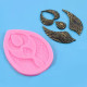 Angel Wings Fondant Mould (Style B) Angel Wings Fondant Mould (Style B)