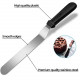 Stainless Steel Angular Palette Knife / Icing Spatula - 10 Inches