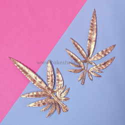 Artificial Golden Leaves (Set of 4) Style 2