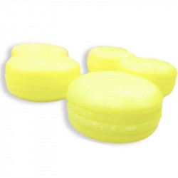 Artificial Macaron Cookie for Cake Decor - Lemon (Set of 5)