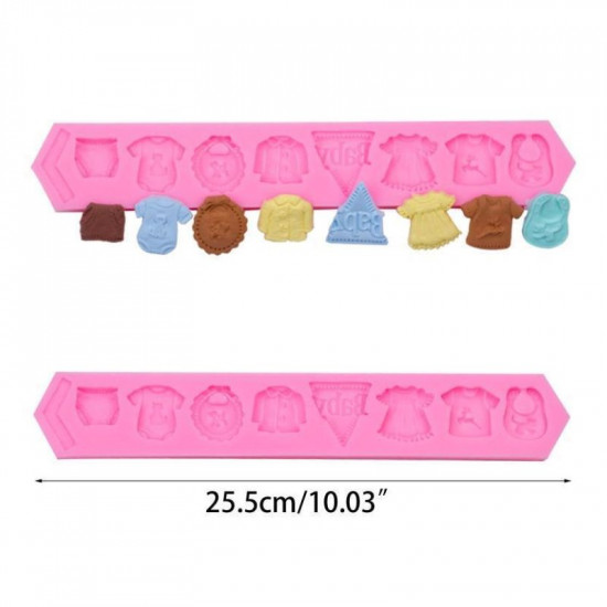 Baby Clothes Fondant Mould (Style 2)