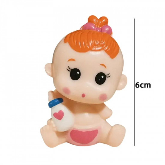 Baby Girl Toy Cake Topper for Baby Shower Cake Decor