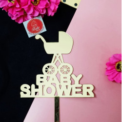 Baby Shower Acrylic Cake Topper