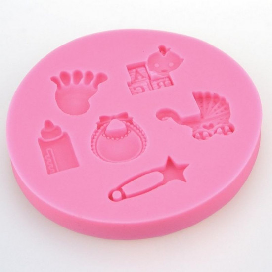 Baby Shower Fondant Mould