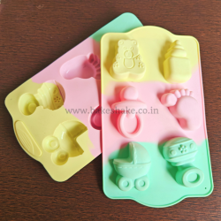 Baby Shower 6 Cavity Silicone Mould