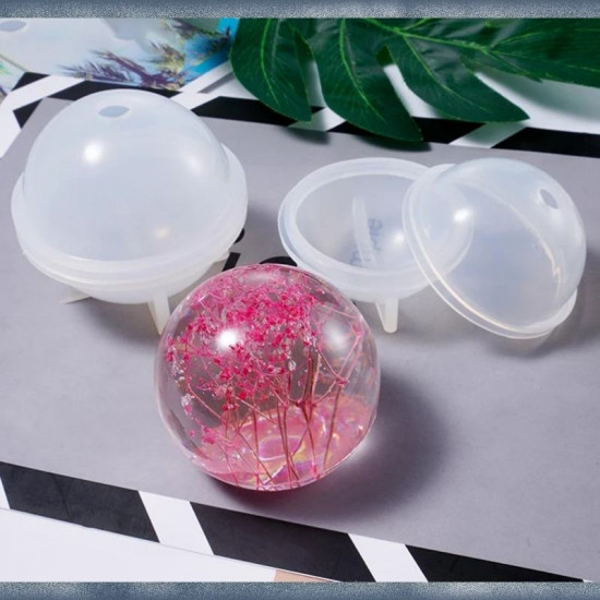 Ball Shape Silicone Mould Set of 5 Ball Shape Silicone Mould Set of 5