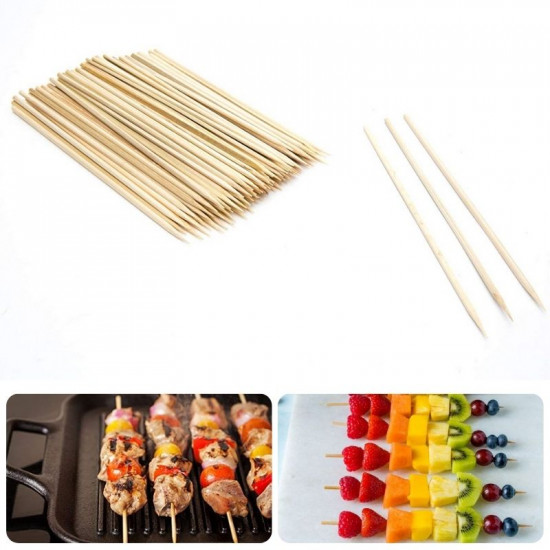 Bamboo Skewer Sticks - 8 inches