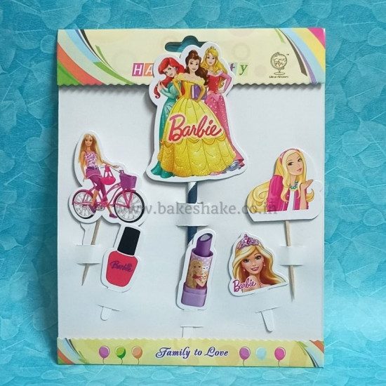 Barbie Theme Paper Toppers