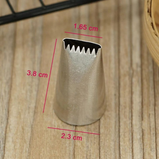 Basket Weave Icing Nozzle Tip - 2B