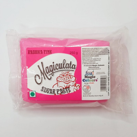 Bazooka Pink Sugar Paste (250 Gm) - Magiculata