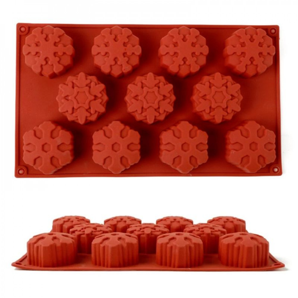 Big Snowflake Design Silicone Mould