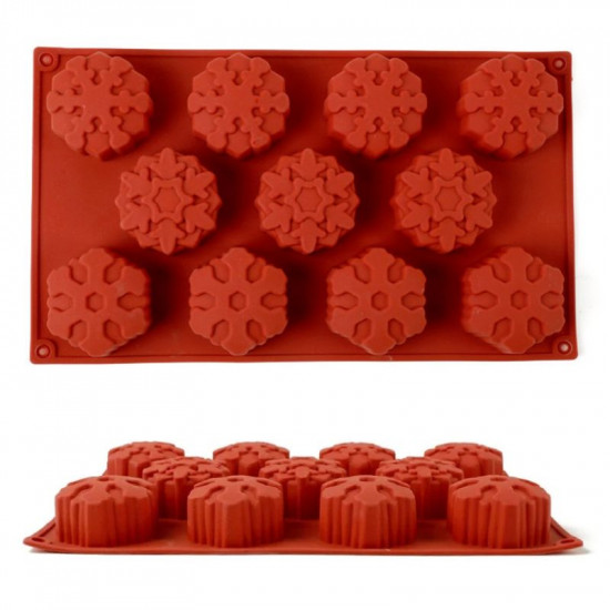 Big Snowflake Design Silicone Mould