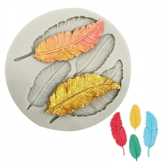 Bird Feathers Fondant Mould