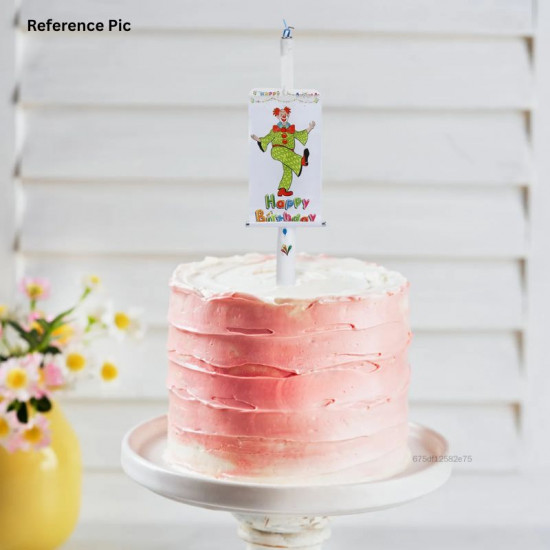Birthday Banner Candle for Cake With Music Birthday Banner Candle for Cake With Music