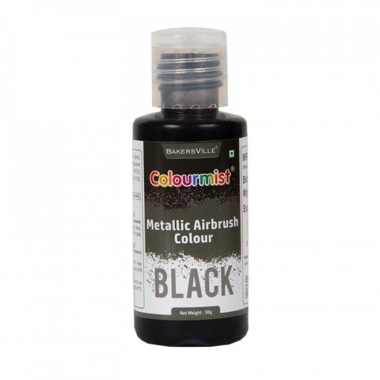 Black Metallic Airbrush Colour - Colourmist