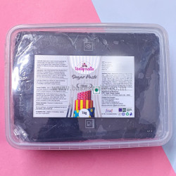 Black  Sugar Paste (1 Kg) - Tastycrafts