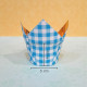 Blue Checks Tulip Cupcake Liners - 108