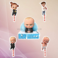 Boss Baby Paper Toppers (Set of 5)