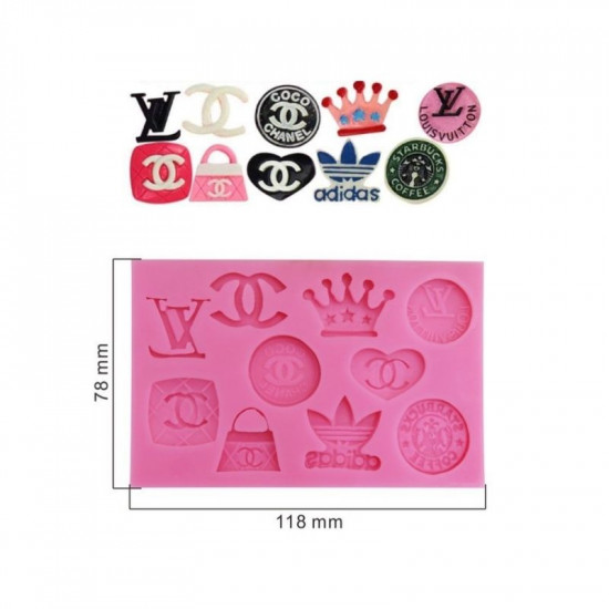 Brand Logos Silicone Mould