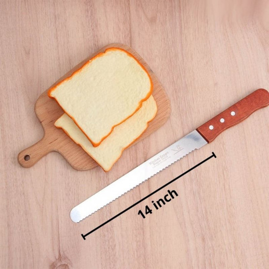 1pc Stainless Steel Dough Cutter With Scale, Knife For Cutting Bread, Pastry  And Muffins