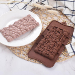 Chocolate Bar Silicone Mould - Bubble Shape