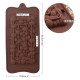 Chocolate Bar Silicone Mould - Bubble Shape