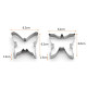 Butterfly Shape Cookie Cutter Set of 5 Pieces