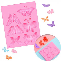 Butterflies Fondant Mould